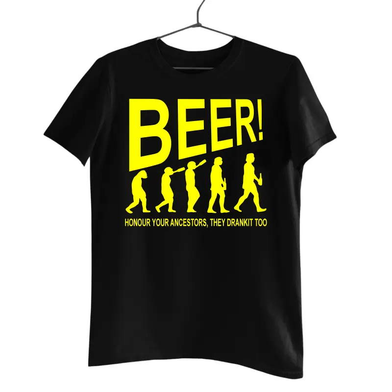Beer, tricou cu mesaj, model 1